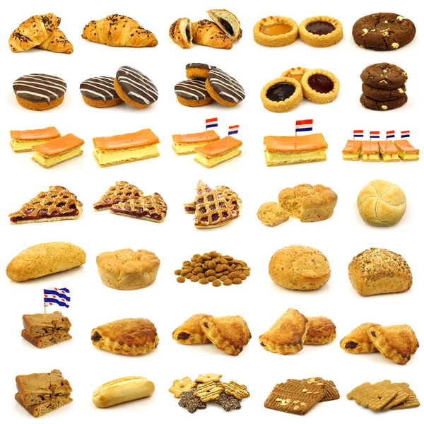 Collection of freshly baked pastry — Stock Photo, Image