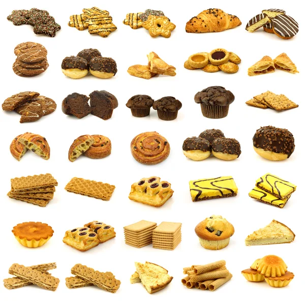 Coleção de pastelaria recém-assada — Fotografia de Stock