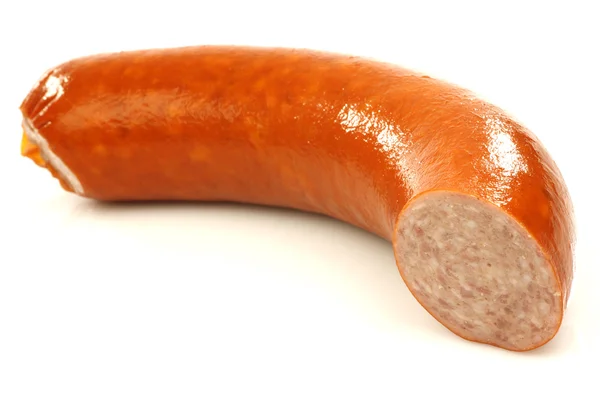 A piece of smoked sausage — Stock Photo, Image