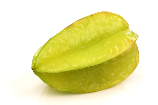 stock image One whole carambola (Averrhoa carambola)