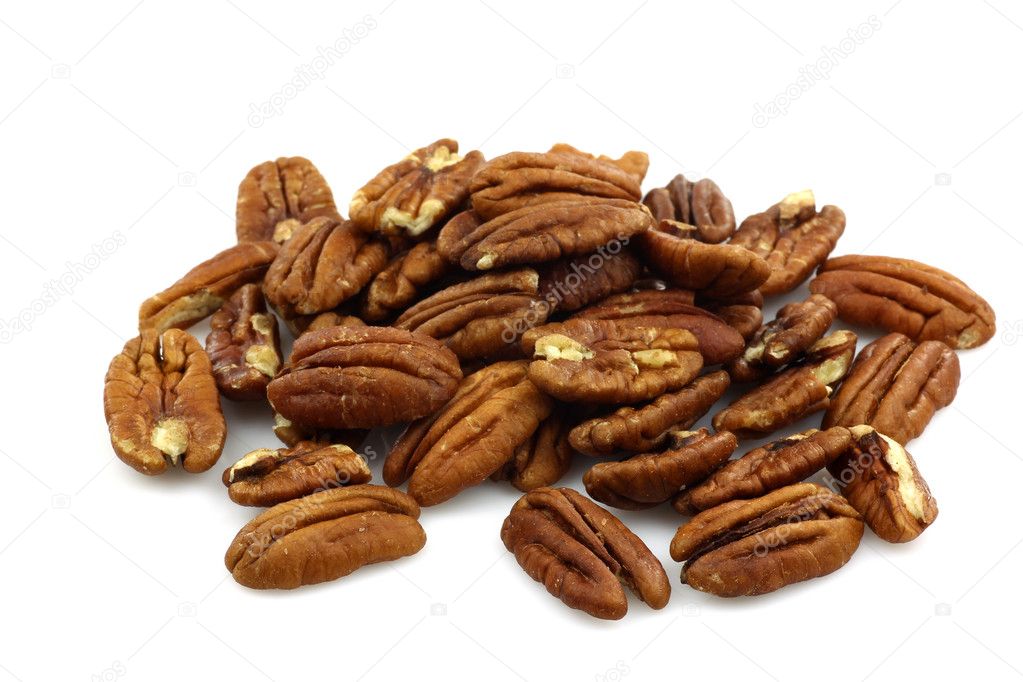 Bunch of pecan nuts