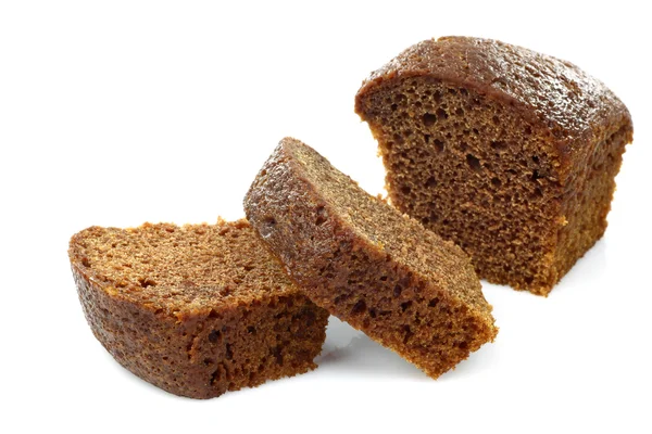 Een snijden chocolade cake — Stockfoto