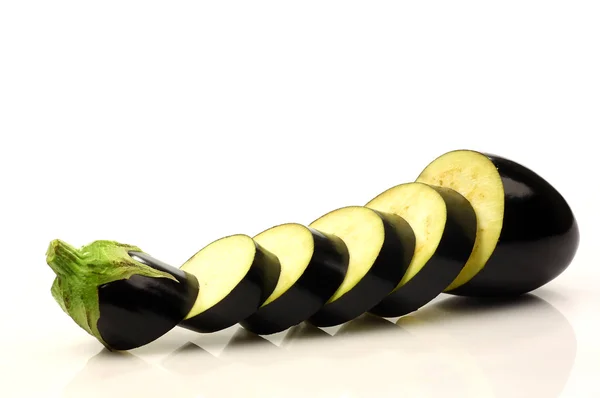 Skär zucchini — Stockfoto