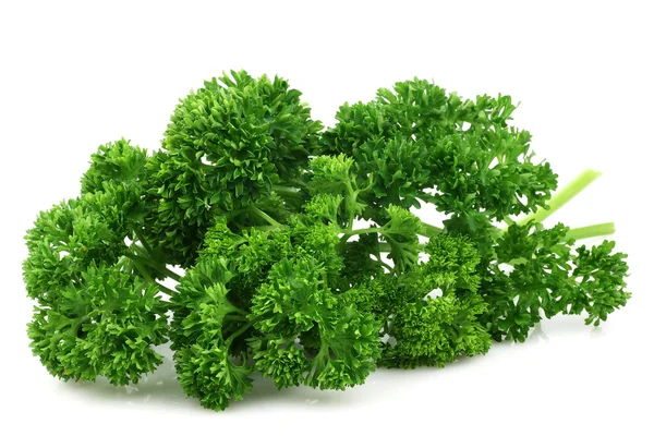 Freshly cut green parsley — Stock Photo, Image