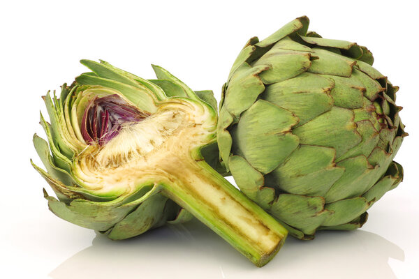 Одно целое и разрезать артишоки
