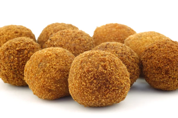 A real traditional Dutch snack called "bitterballen" — Stock Photo, Image