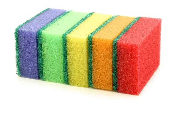 Almohadillas abrasivas coloridas —  Fotos de Stock