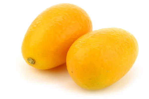 Kumquats (Citrus Айва японська ) — стокове фото