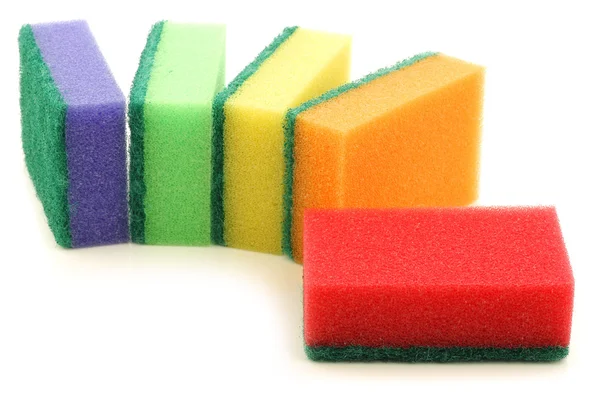 Colorful abrasive pads Stock Picture