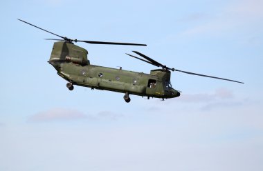 Boeing CH-47D Chinook Helicopter clipart