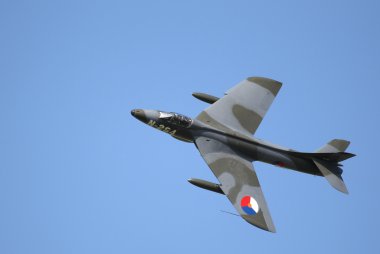 Hawker Hunter F6 - G-KAXF clipart