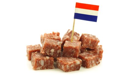 geleneksel Hollanda sosis parçaları 