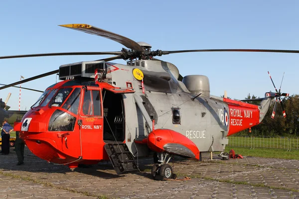 British Westland Sikorsky Sea King HU-5 helikopter - Stock-foto