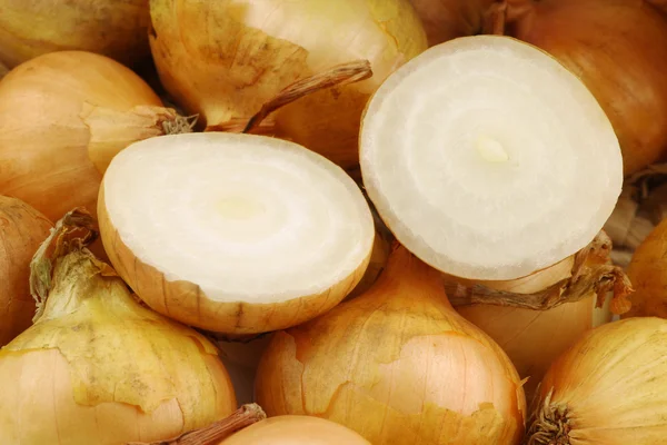 Background of fresh pearl onions — Stock Photo, Image