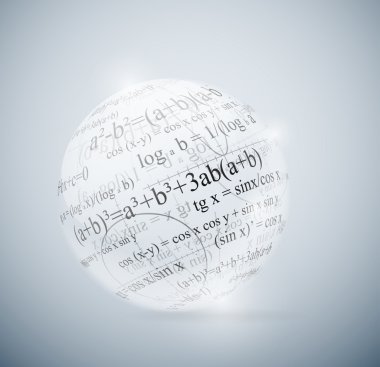 Mathematical sphere clipart