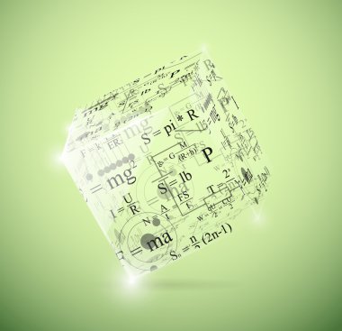 Physical cube clipart