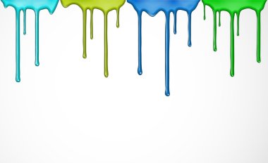 Colorful paint clipart
