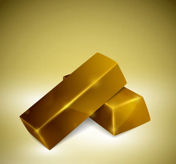 Barras de ouro —  Vetores de Stock