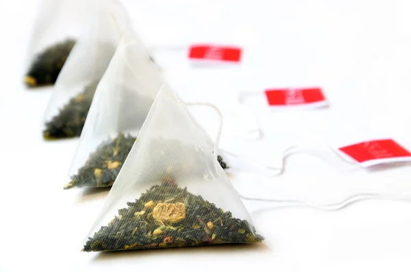 Чай в пакетиках — стоковое фото