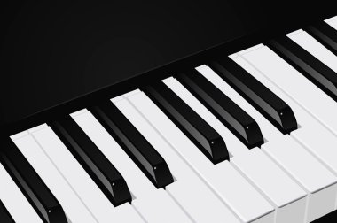 Piano keys clipart