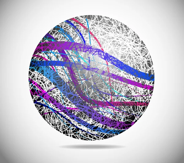 Magic abstract sphere — Stock Vector