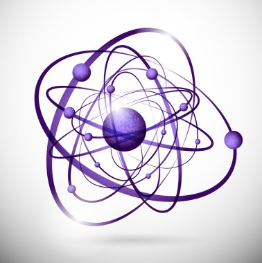 Abstract atom clipart