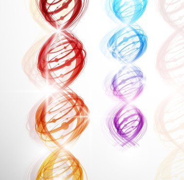 DNA molecule clipart