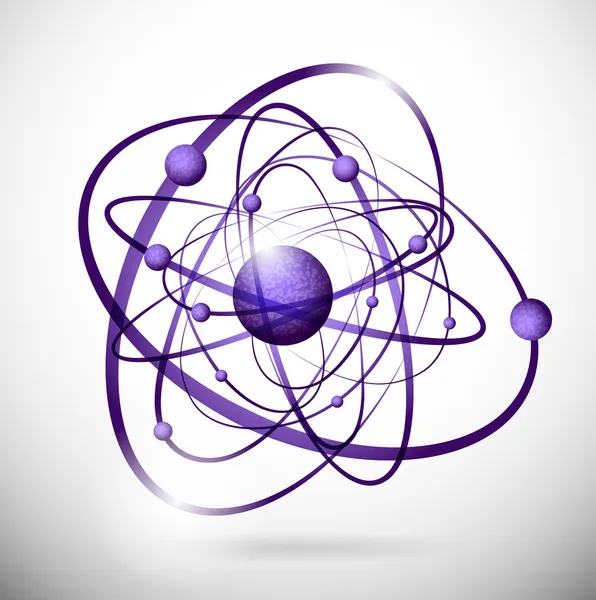 Streszczenie atomu — Wektor stockowy