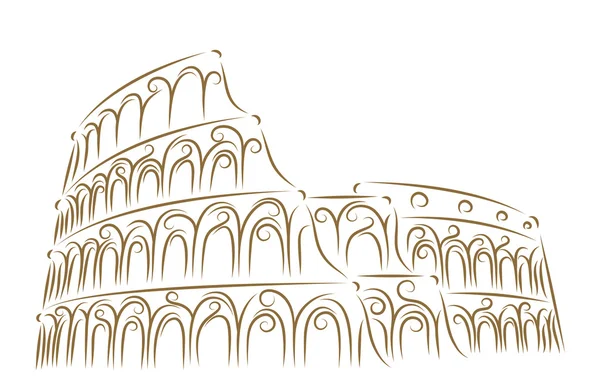 Coliseo — Vettoriale Stock