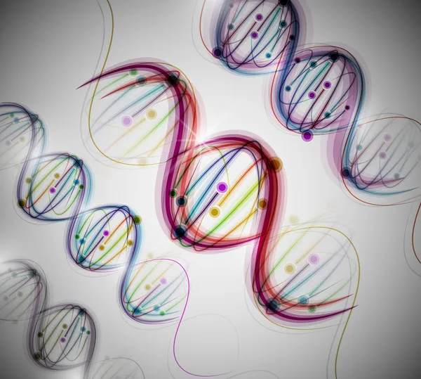 Molécula de ADN — Vector de stock