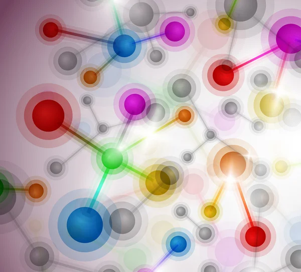 Molekylära bakgrunden — Stock vektor