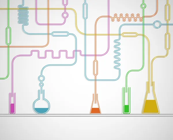 Kimya Laboratuvarı — Stok Vektör