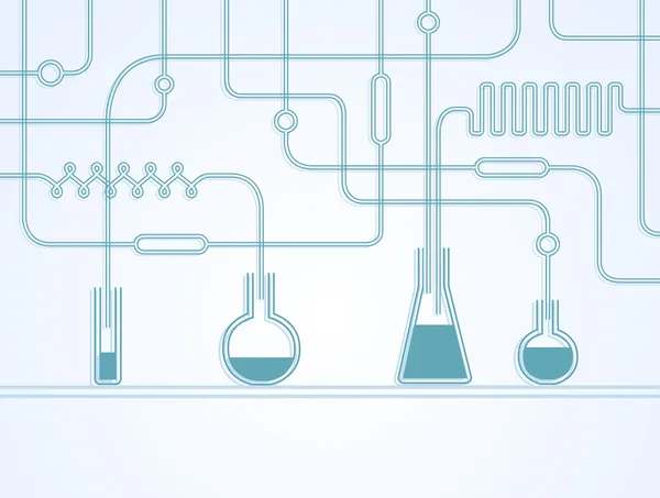 Laboratoire chimique — Image vectorielle