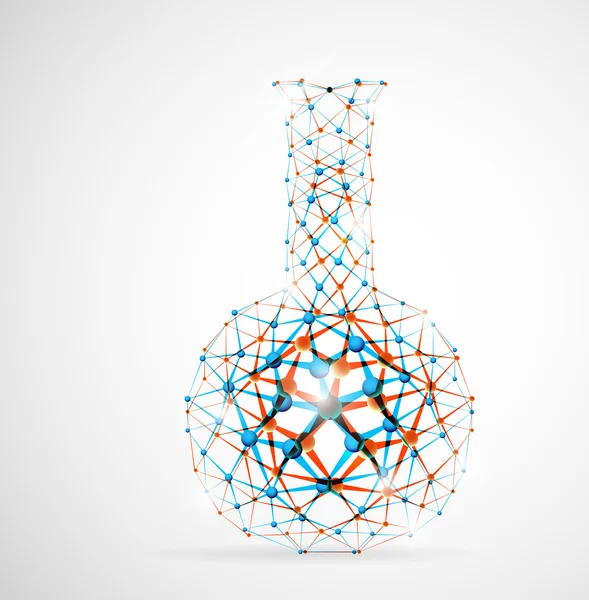 Fiole chimique — Image vectorielle