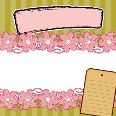 Scrapbook Template clipart