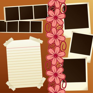 Scrapbook Template clipart