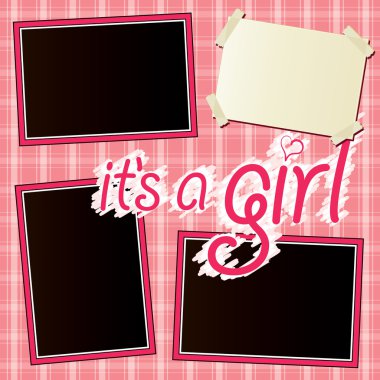 Scrapbook Template clipart