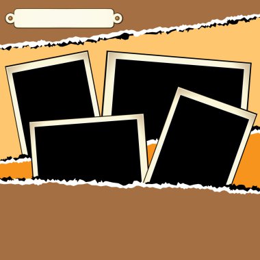 Scrapbook Template clipart