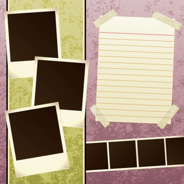 Scrapbook Template clipart