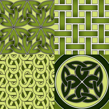 Celtic Seamless Patterns clipart