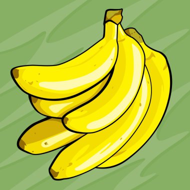 Bananas Illustration clipart