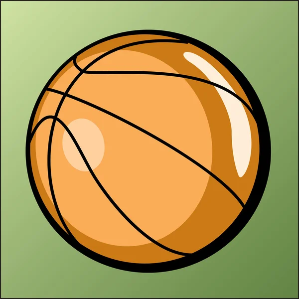 Basketball-Vektor — Stockvektor