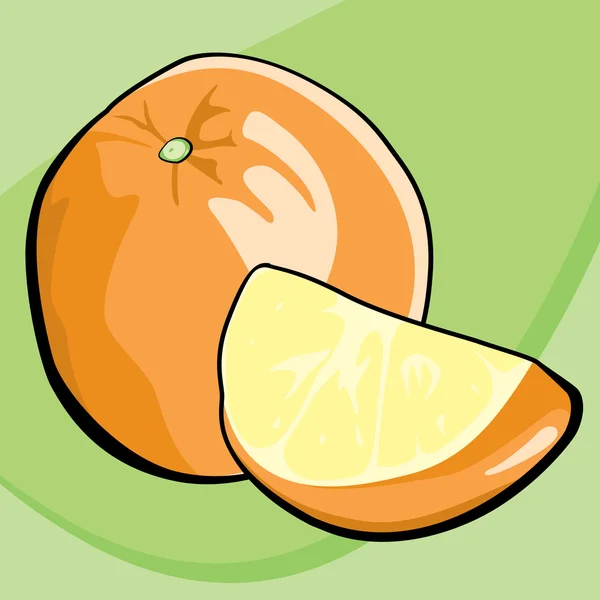Oranžový ilustrace — Stockový vektor