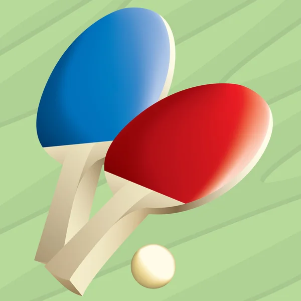 Palettes de ping-pong — Image vectorielle
