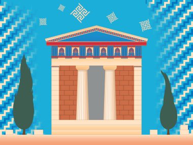 Greek ancient treasury clipart
