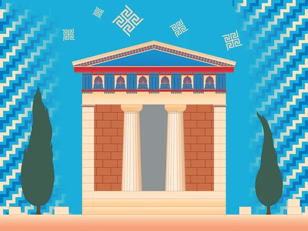 Starověké řecké financí — Stockový vektor