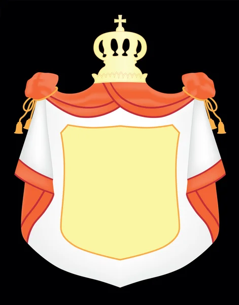 Leeres Wappen — Stockvektor
