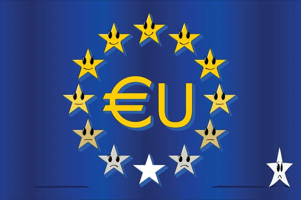 Jerarquía europea — Vector de stock