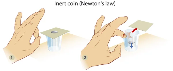 Inert mynt — Stock vektor