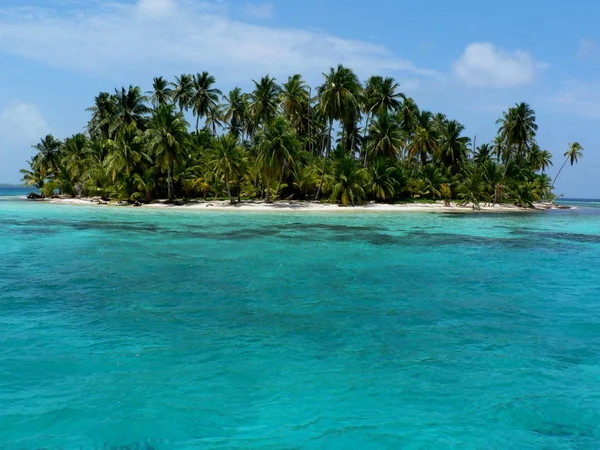 Rajska wyspa, panama, san blas — Zdjęcie stockowe